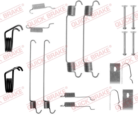 Accessory Kit, brake shoes